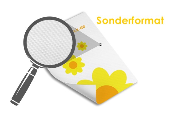 Plakat Sonderformat 500g/m² PVC-Plane